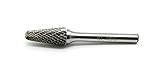 TEMO SL-4 Double Cut Carbide Rotary Burr File, 1/2