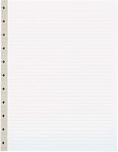 Office by Martha Stewart 1921821 Discbound Notebook Filler Paper Letter-Size 50 Sheets Gray (28868)