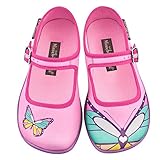 Hot Chocolate Design Mini Chocolaticas Butterfly Girls Mary Jane Flat