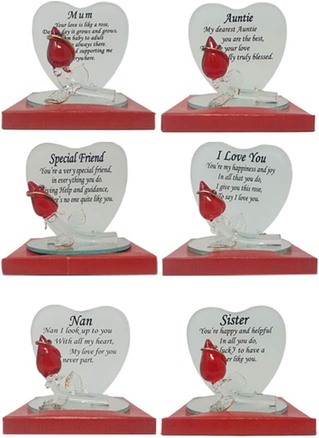 OnlineStreet Mum Gift Glass Plaque Ideas for Mummy Mom Mother Birthday Anniversary Mothers day Christmas Xmas Presents - Image 3