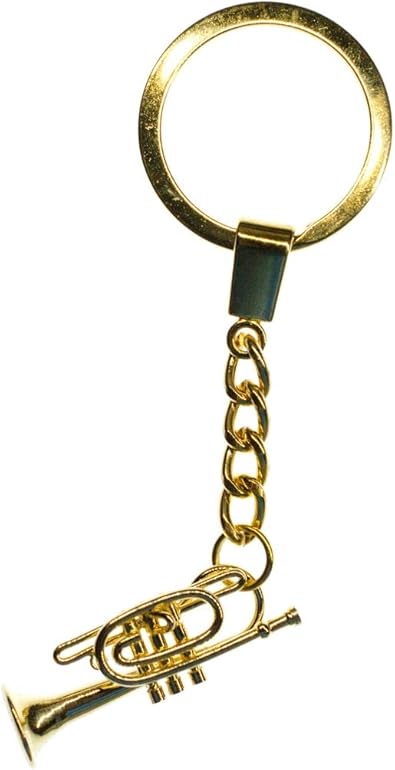 Miniblings Cornet Llaveros Caja de Trompeta de Oro fliscorno Trompeta: Amazon.es: Joyería