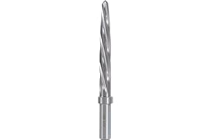 Jerax tools 1/2" Bridge/Construction Reamer, M2 HSS Taper Chucking Reamer Drill Bit for Steel Alloy Aluminum Metal Wood Plastic, 1/2” Shank Chuck, Spiral Flutes, to Enlarge/Align Holes, 12mm