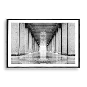 Framed Canvas Wall Art Rock and Corridor Canvas Prints Home Artwork Decoration for Living Room,Bedroom - 16x24 inches
