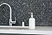 California Home Goods 2 Pack, 8 oz. Liquid Soap Dispenser, BONUS PUMP included, Refillable Round Clear Glass Bottle, Perfect for Liquid Soap, Essential Oils and Lotions, By