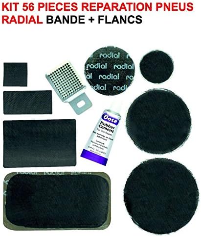 Lcm2014 Genial Introuvable Kit Reparation Pneus Radial 56 Pieces Reparez Tout Y Compris Les Flancs Sauvez Vos Pneus Raid Preparation 4x4 Amazon Fr Auto Et Moto