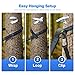 Double Camping Hammock, Lightweight Portable Nylon Parachute Hammock for Backpacking, Travel, 118Lx 79W