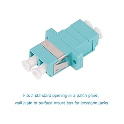 VANDESAIL Fiber Optic Coupler, LC to LC Duplex