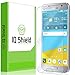 IQShield Screen Protector Compatible with Samsung Galaxy S7 (Full Coverage) Anti-Bubble Clear TPU Film