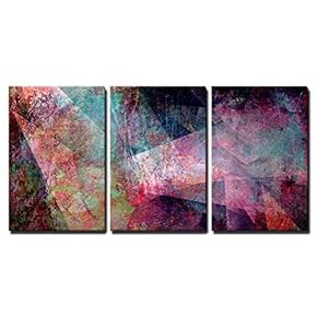 Abstract Mixed Media Created by Combining Different Layers...