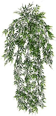 6 Pieces Artificial 32" Bamboo Bush IN Outdoor plant Grass Decor Patio Aquarium