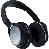 Bluetooth Wireless Headphones Workout Over Ear, Hi-Fi Stereo Headset with Microphone apt-x Stereo Sound Enhanced Bass for TV, Airplane, Traveling, Sport, Cell Phones and PC up to 20 Hours Play
