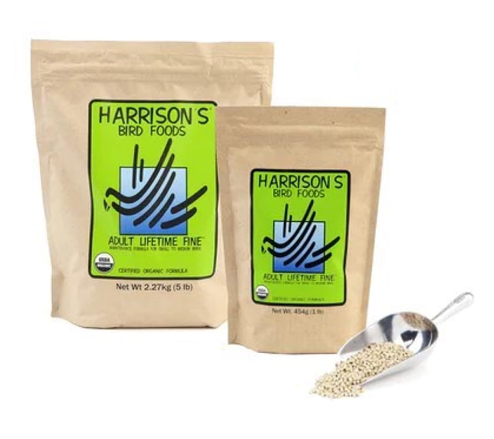 Fab Finches Harrisons Adult Lifetime Fine preferred by smaller birds - for example a quaker, caique or cockatiel (454g)