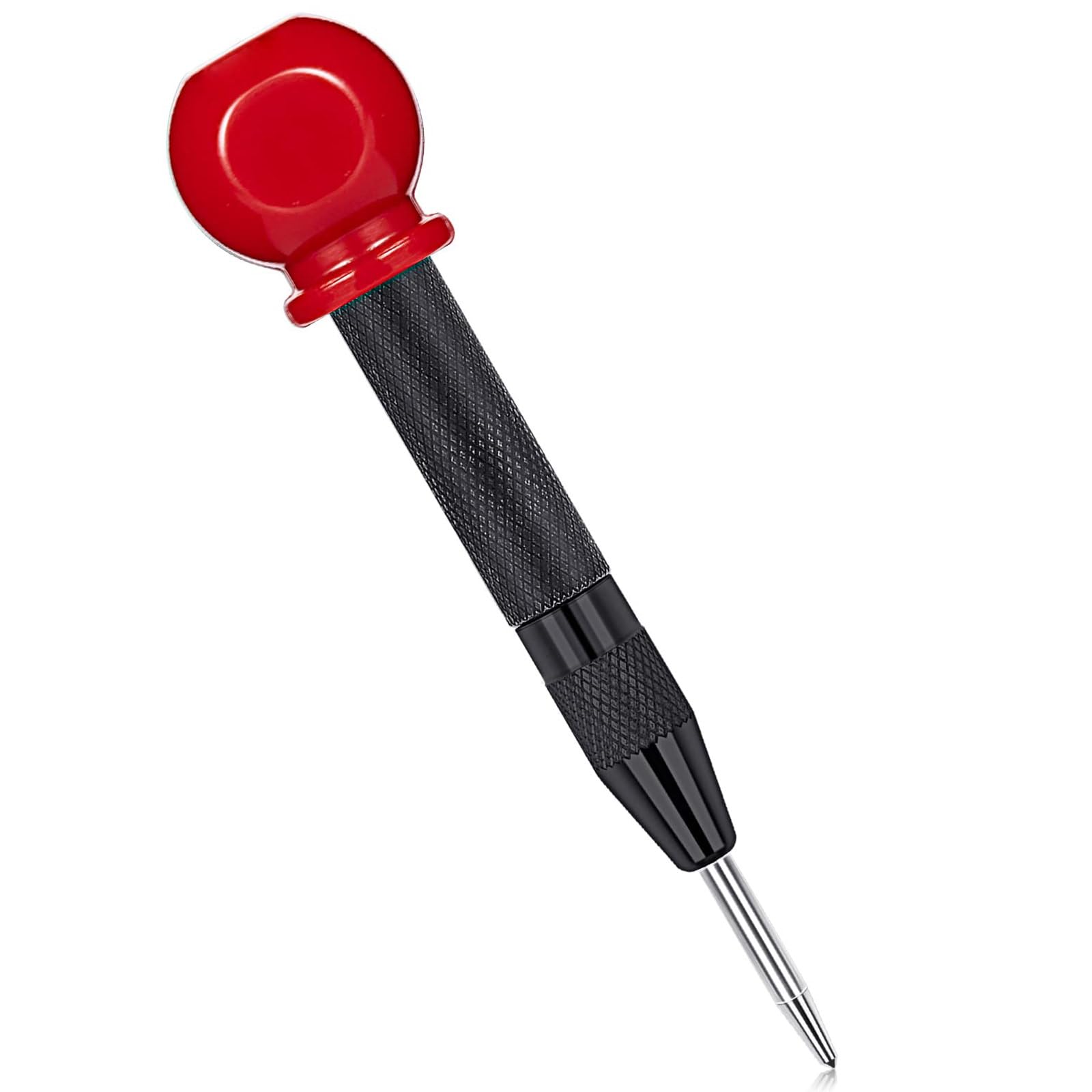 Spring Loaded Automatic Anti-Slip Heavy Duty Hole Punch Tool for Metal Wood Plastic