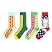 Zmart Funny Colorful Novelty Crew Socks Casual Patterned Socks
