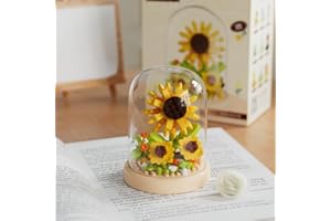 Mini Flower Potted Plant Bonsai Building Blocks Artificial Particle Flower Botanical Ornament, Gifts for Boys and Girls