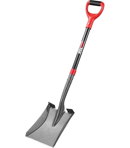 Amazon.com : Bully Tools Square Point Shovel – Heavy Duty 14-Gauge