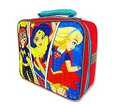 WONDER WOMAN SUPERGIRL BATGIRL SuperHero Girls Lead-Free Insulated Lunch Tote Box
