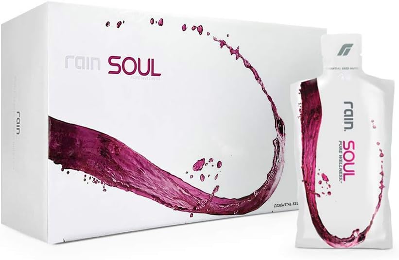 Rain International Soul Pure Wellness Natural Organic Antioxidants and Essential Fatty Acids Supplement with Black Cumin Seed - Pack of 30 units by Rain International