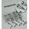 THKFISH-Freshwater-Saltwater-Black-Silver-Tarnish-Fishing-Rod-Parts-Tip-Tops-Black-Stainless-Repair-Guides-DIY-Set-Kits