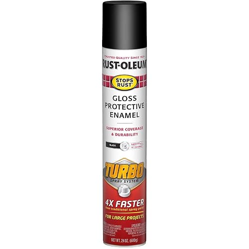 Rust-Oleum 334128 Stops Rust Turbo Spray System Spray Paint, 24 oz ...