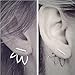 Leiothrix Aesthete Alloy Golden Lotus Shape Earrings for Women and Girls Apply to Wedding Party Casual