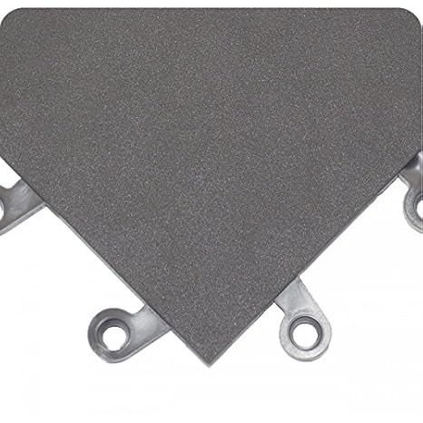 Wearwell 568.78x18x18CH-CS10 ErgoDeck Smooth Mat, 46 cm x 46 cm, anthrazit (10-er Pack)