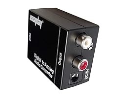 Digital Optic Coax and Optical Toslink to Analog
