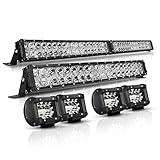 AutoFeel LED Light Bar 42 Inch + 22 Inch 28000LM