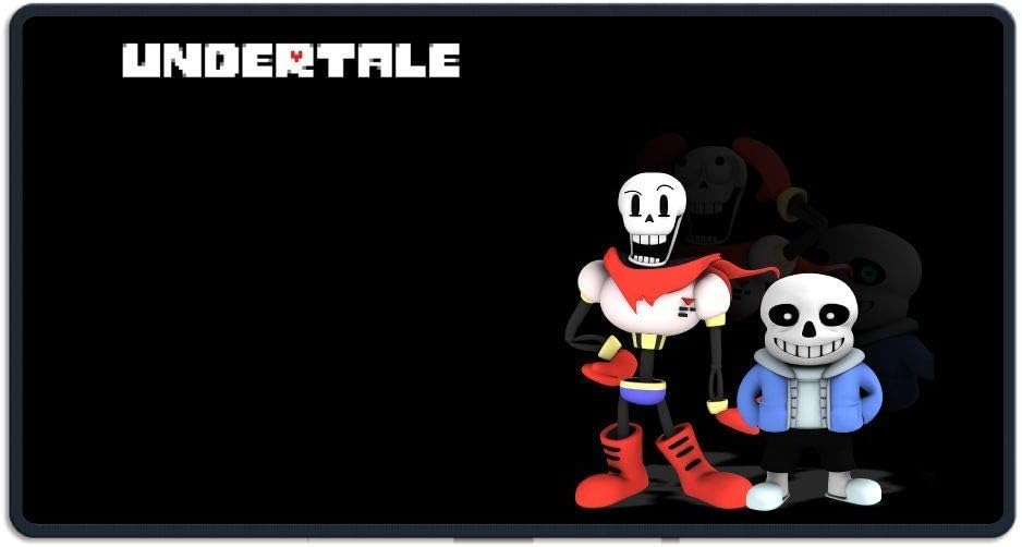 Amazon Co Jp ラージ アンダーテール パピルス サンズ ゲーミングマウスパッドマット 拡張xxlサイズ デスクトップ ノートパソコン キーボードなどに 16 X 29 5 インチ パソコン 周辺機器