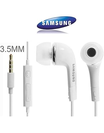 EHS64AVFWE - Auriculares in-Ear para Samsung Galaxy S7, S6 Edge Plus, S5 Mini, S4 I9500, S4 Mini I9190, Color Blanco