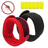 2-PACK Mosquito and Insect Repellent Bracelets with 6 Refills
