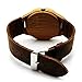 Handmade Wooden Watch Made with Natural Bamboo Wood in Brown Leather Strap - HGW-158