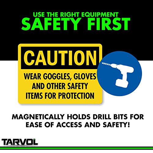 Magnetic Drill Bit Holder Extender (HEAVY DUTY - VALUE 2 PACK) - 1/4" Bit Shaft (Fits Almost Every Drill) Powerful Magnet Insert - Holds Screwdriver & Drill Bits & Fasteners Securely In Place - Thumbnail 5