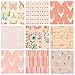Hello Bear Fabric Bundle | Fabric with Butterflies | Girl's Nursery | Feminine | Pink Floral Fabric | Forest Floor | Pink Coral | Bonnie Christine | Art Gallery Fabrics | 9 Fabric Quilting Bundle FQs