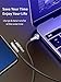 Uciefy Charging Cable, 6.6FT Right Angle Charger Cord 90 Degree Fast Data Cable Nylon Braided LED Light Compatible with iPhone X/ 8/8 Plus/7/7 Plus/6/6 (Updated)