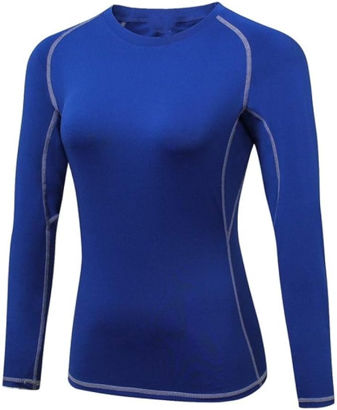 Damen Gym Casual Yogawear Yoga Shirts Langarm Workout Tops Fitness