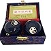 THY ARTS Baoding Balls Chinese Health Massage Exercise Stress Balls -Blue Yinyang #2