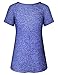 Viracy Women Short Sleeve Yoga Tops Cool Dri Casual Workout T Shirt