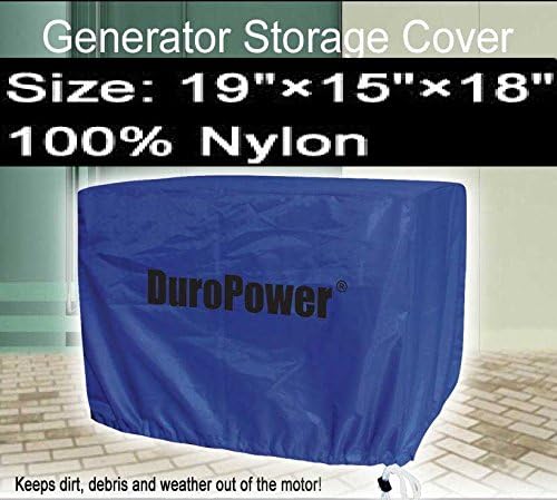 New Nylon Universal Weatherproof Generator cover - Nylon Cover for small, medium and large - outdoor (19" L x 15" W x 18" H)