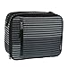 PackIt Freezable Classic Lunch Box, Gray Stripe