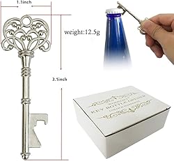 WODEGIFT 20 PCS Wedding Favors Vintage Skeleton Key