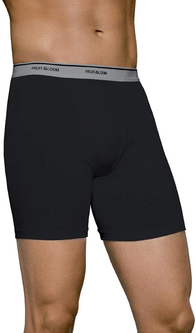 Fruit Of The Loom Men S Boxer Briefs 100 Cotton Underwear At