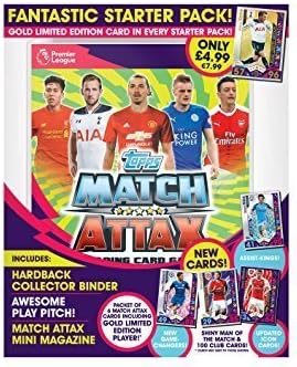 Topps Match Attax 16 17 Epl 2016 2017 Starter Pack Album Mit Limited Edition Die Englische Premier League Amazon De Burobedarf Schreibwaren