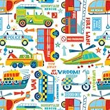 Boys Toys Gift Wrap Flat Sheet 24