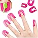 UNKE 26x Nail Art Polish Protection Reusable Nails Edge Skin Barrier Tip Protector Application