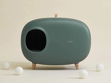 Buy Ms Cat Litter Box For Easier Handling Of Cat Litter Enclosed Design Easy To Clean Prevent Sand Leakage Easy Assembly And Large Space With Cat Litter Scoop Moss Green Online At Buy Ms Cat Litter Box For Easier Handling Of Cat Litter Enclosed Design Easy To Clean Prevent Sand Leakage Easy Assembly And Large Space With Cat Litter Scoop Moss Green Online At