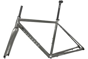 Gravel Road Bike Frameset 700C Aluminum Alloy Disc Brake Frame 44/47/50/53/56cm Carbon Fiber Fork Thru-Axle F100*12mm R142*12