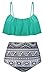 Aixy Women's Cute Ruffles Strap Swimsuit Crop Top Flounce Bikini Set