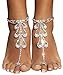 Bellady Women's Lady's 2 Piece Barefoot Sandals Toe Ring Anklets Wedding Beach Jewelry