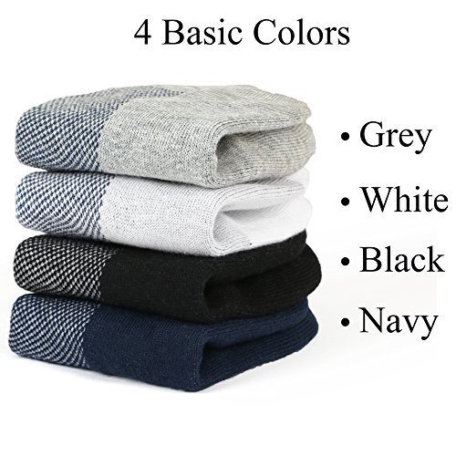 M&Z Mens Low Cut Ankle Non-slid Socks Durable Reinforced Cotton Mesh Top Fresh Ventilation Socks 8 PACK Size M:8~11 - Thumbnail 4